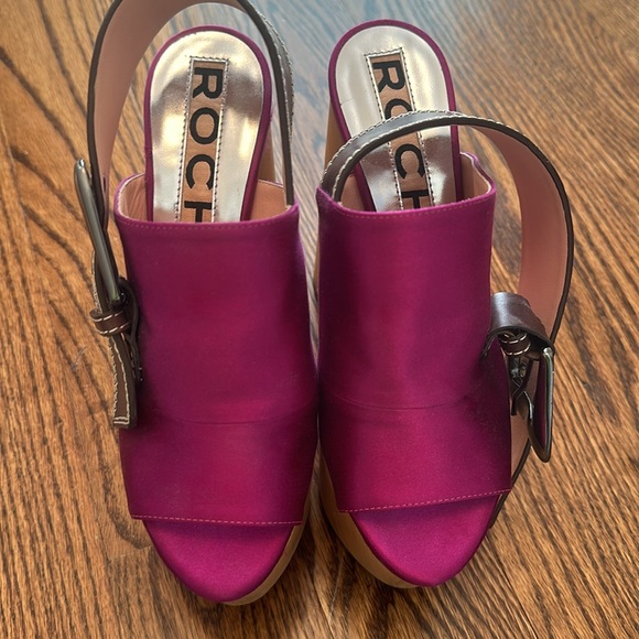 Rochas Platform Sandals Size 36 - Picture 2 of 6